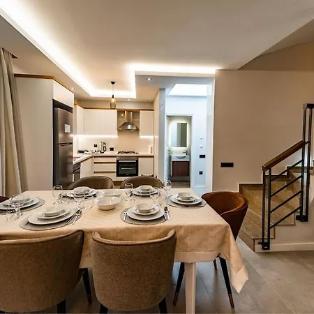 Merkezde 8 Kisilik Oezel Havuzlu Villa